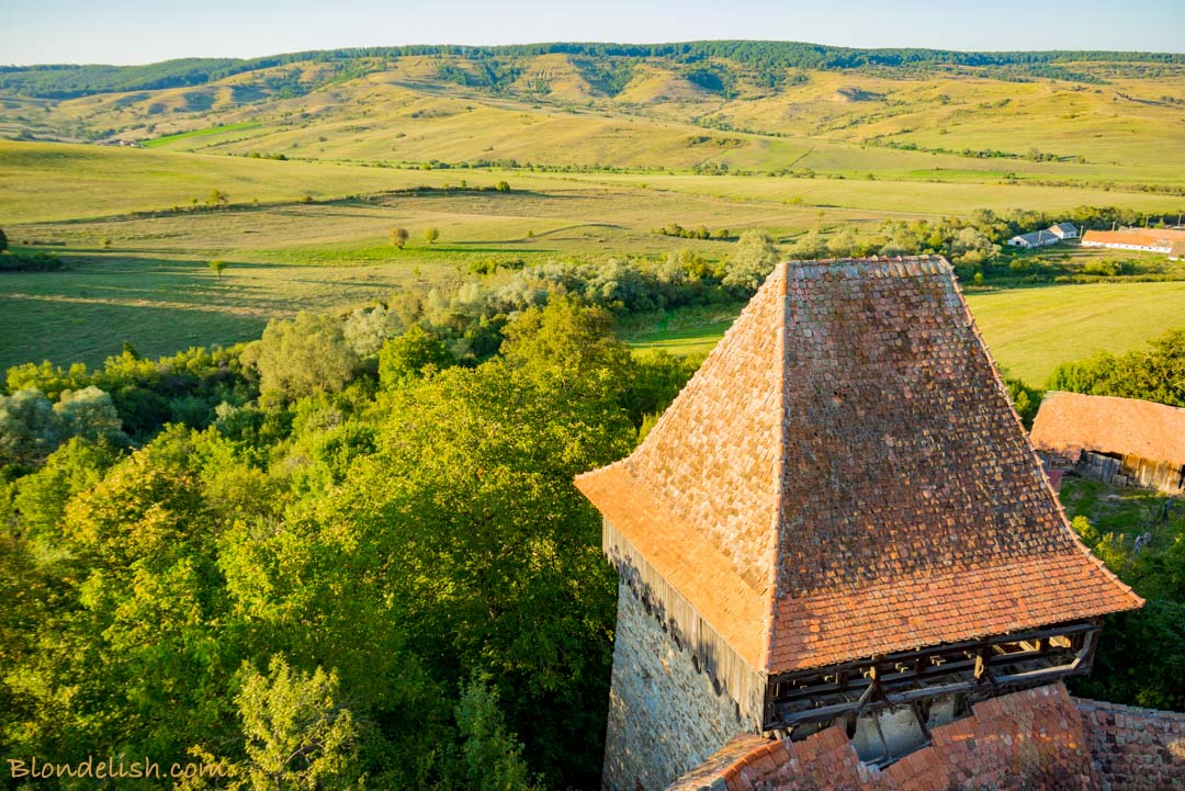 Hills of Viscri, Transylvania. Travel to Romania