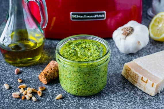 Homemade Basil Pesto Sauce Recipe 2