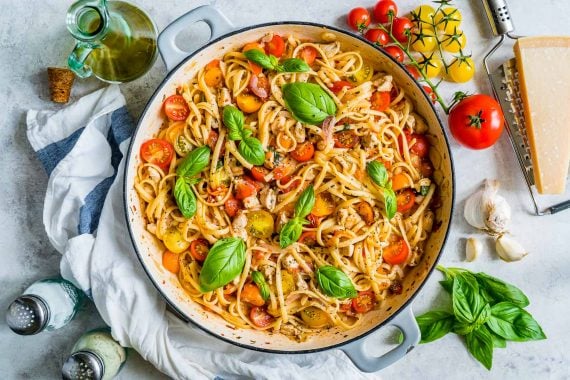 Bruschetta Chicken Pasta Recipe 8