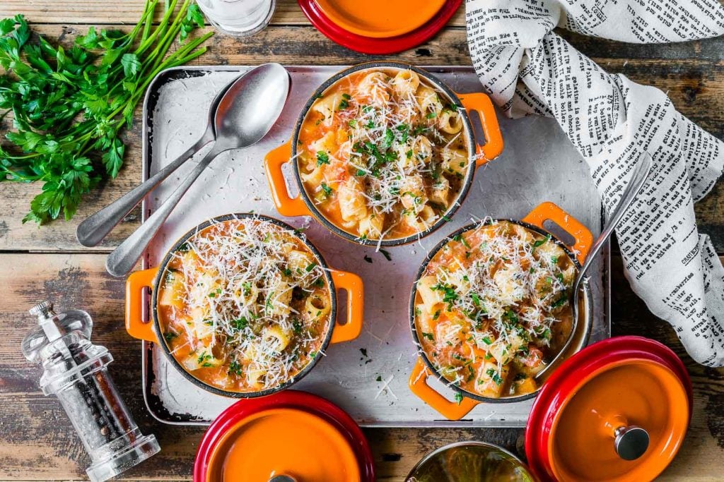 Easy Chicken Pasta Soup Recipe | Blondelish