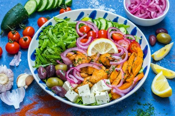 Healthy Greek Chicken Bowls - Best Meal Prep Idea