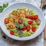 Paste Cu Pui Si Sos Pesto Reteta 3