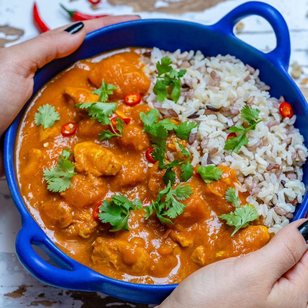 Pumpkin Chicken Curry With Coconut Milk Recipe Video