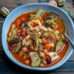 Instant Pot Vegan Minestrone Soup Recipe-11