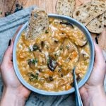 Vegan Rice Mushroom Soup Recipe-5