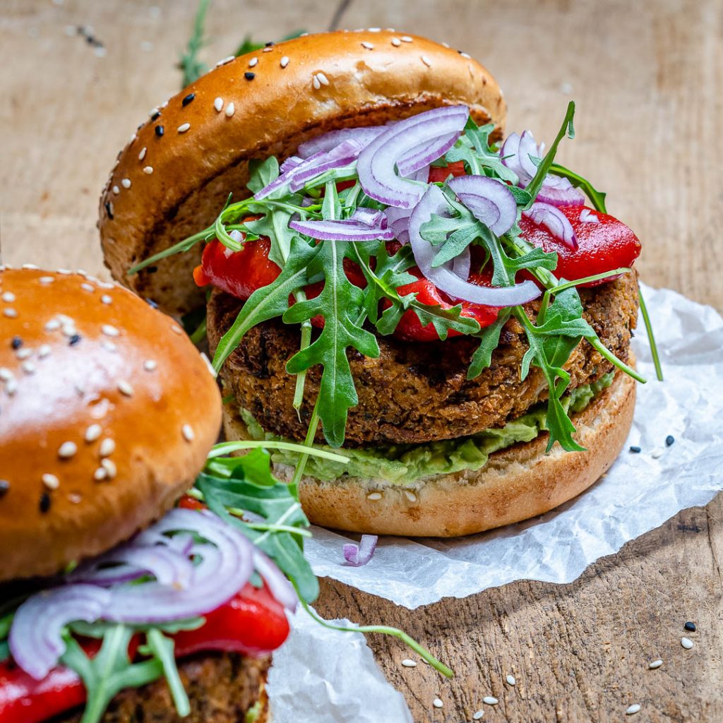 Easy Veggie Burger Recipe Vegan Healthy Blondelish