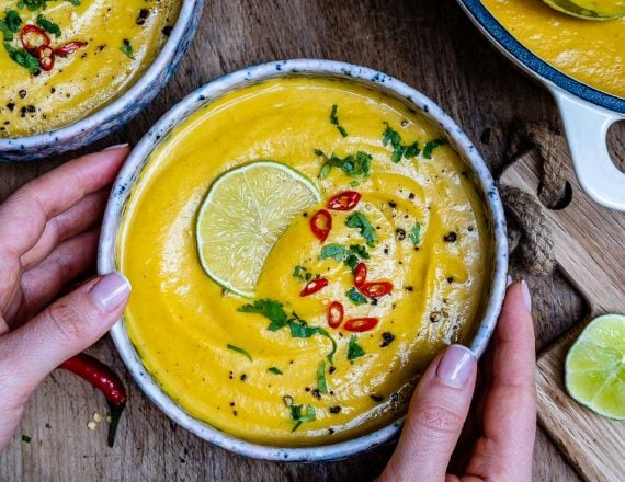 Curried Cauliflower Soup With Coconut Milk (Paleo Recipe) 24
