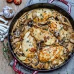 Easy Creamy Chicken Mushroom Recipe (Keto)-7