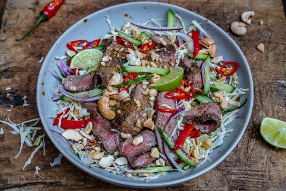 Easy Thai Beef Salad Recipe (Keto/Paleo/Whole30)-14