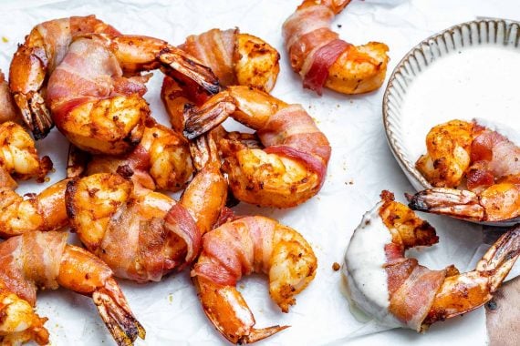 Keto Bacon Wrapped Shrimp Recipe-9