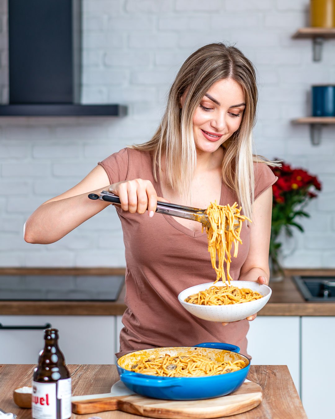 Paste Cu Ciuperci - Reteta Vegana 11