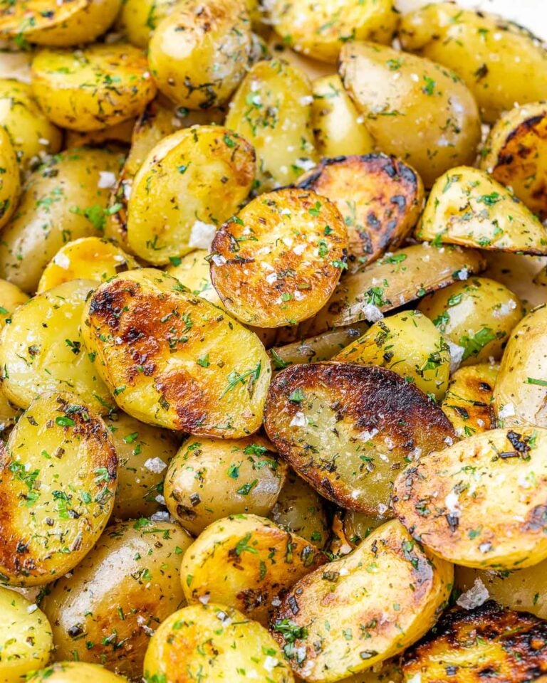 Skillet Fried Potatoes Recipe - Blondelish.com