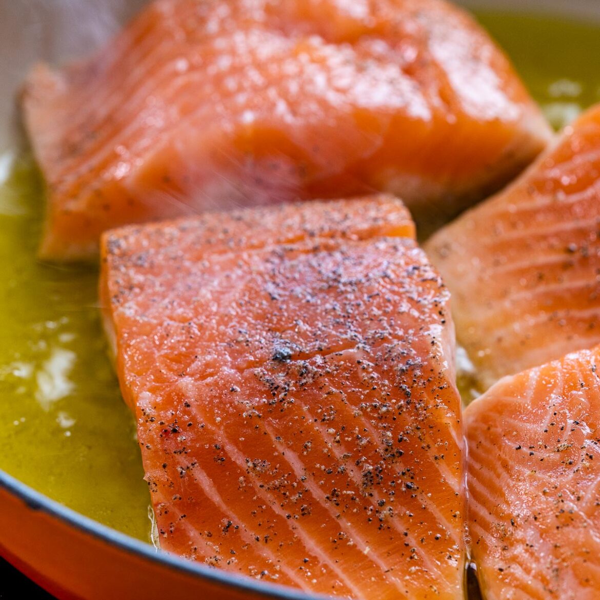 Creamy Garlic Butter Salmon (Keto Recipe)
