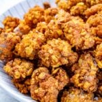 close up on crispy air fryer chicken