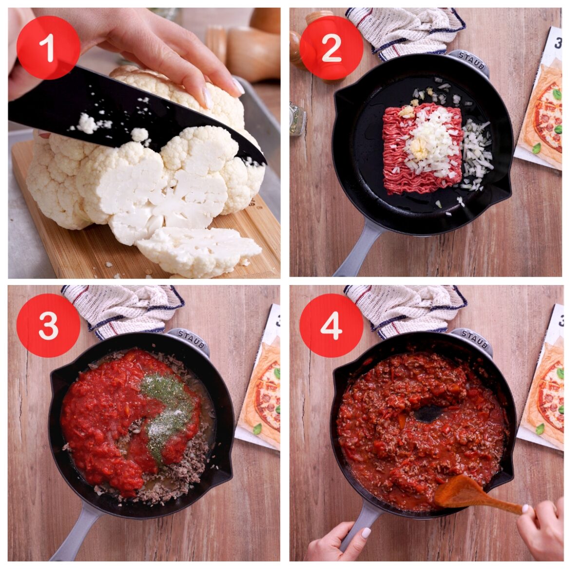 Keto Cauliflower Lasagna